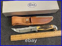 Vtg Very Scarce (box) 1940-65 Case 523-5 Stag Nos Fixed Blade Knife Sheath Box