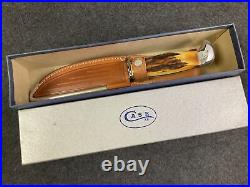 Vtg Very Scarce (box) 1940-65 Case 523-5 Stag Nos Fixed Blade Knife Sheath Box