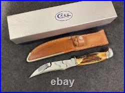 Vtg Very Scarce (box) 1940-65 Case 523-5 Stag Nos Fixed Blade Knife Sheath Box