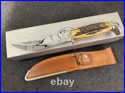 Vtg Very Scarce (box) 1940-65 Case 523-5 Stag Nos Fixed Blade Knife Sheath Box