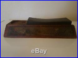 W R Case And Sons Cutlery Knives Store Display Sharpening Stone Vintage Rare