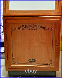 W. R. Case XX And Sons Vintage Large Store Display Case