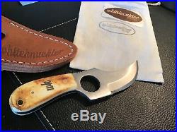 WHITEKNUCKLER FIXED BLADE KNIFE USA Leather case, storage bag and decal