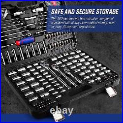 WORKPRO Mechanic Tool Set 192 Piece Socket Wrench Set withStorage Case One Size WORKPRO Mechanic Tool Set 192 Piece Socket Wrench Set withStorage Case One Size