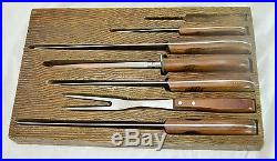 West Bend Chef Craft Knife 6 Piece Set In Plastic Storage Case Made In Japan