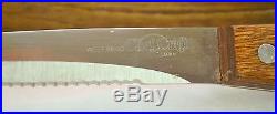 West Bend Chef Craft Knife 6 Piece Set In Plastic Storage Case Made In Japan