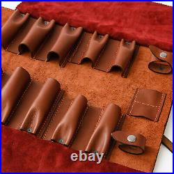 Woodcarving tool storage leather case of tools from Adolf Yurev
