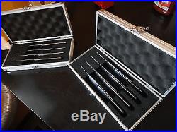 Wusthof 4pcX2 Steak Knife Set & Aluminum Storage Case Prec High German quality