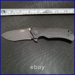 Zero Tolerance TADGEAR Knives 0300 Black With Tad Gear Storage Pouch Mint Rare