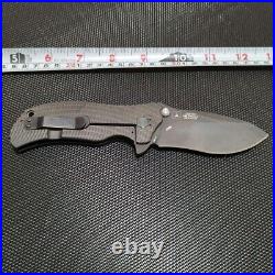 Zero Tolerance TADGEAR Knives 0300 Black With Tad Gear Storage Pouch Mint Rare
