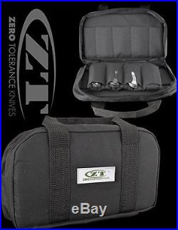 Zero Tolerance knife Storage Bag Travel Case 18 padded pockets zippered ZT 997