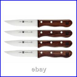 Zwilling J. A. Henckels Set of 4 Steakhouse Steak Knives with Storage Case